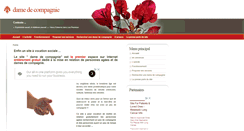 Desktop Screenshot of dame-de-compagnie.fr